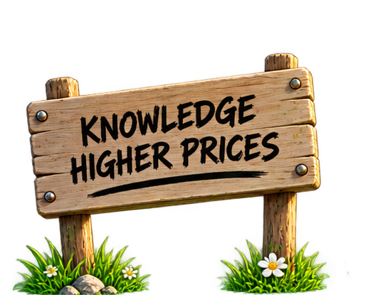 Knowledge higher prices